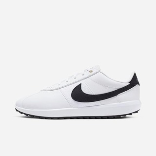 Pantofi Golf Nike Cortez G Dama Albi Metal Aurii Negrii | BXET-51374